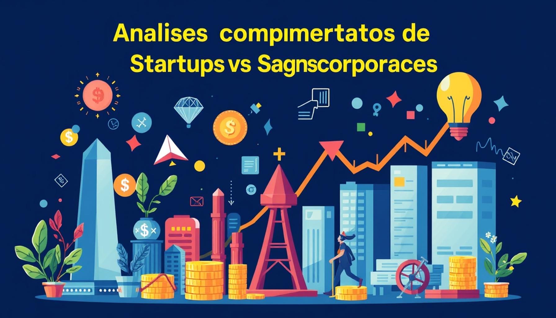 Analyse comparative des investissements dans les startups par rapport aux grandes corporations